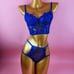 Blue lingerie set