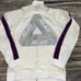 PALACE SKATEBOARDS ELTON JOHN VELOUR TRACK TOP WHITE SIZE LARGE NWOT
