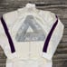PALACE SKATEBOARDS ELTON JOHN VELOUR TRACK TOP WHITE SIZE LARGE NWOT