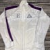 PALACE SKATEBOARDS ELTON JOHN VELOUR TRACK TOP WHITE SIZE LARGE NWOT