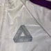 PALACE SKATEBOARDS ELTON JOHN VELOUR TRACK TOP WHITE SIZE LARGE NWOT
