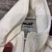 PALACE SKATEBOARDS ELTON JOHN VELOUR TRACK TOP WHITE SIZE LARGE NWOT