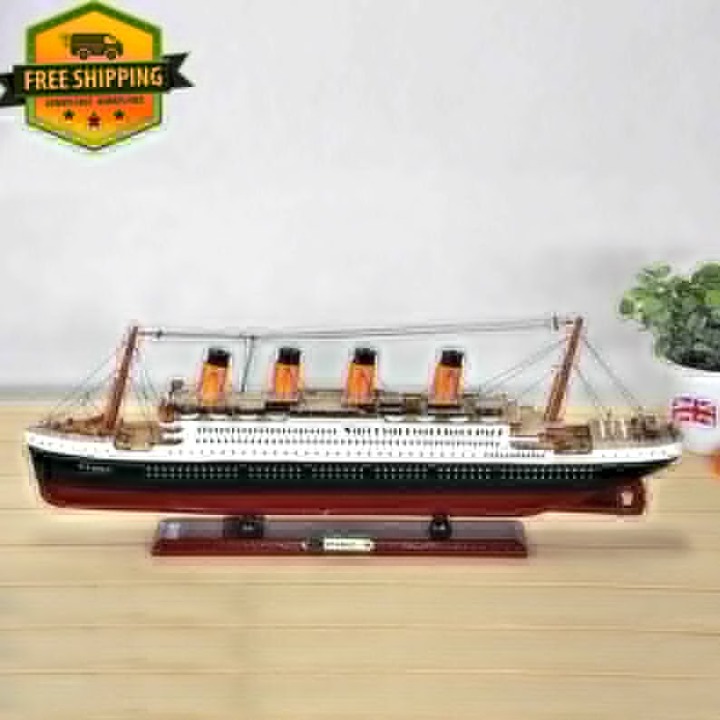 12..1.3Titanic Wooden handmade Model Ship Nautical Wood Crafts Cruise Creative