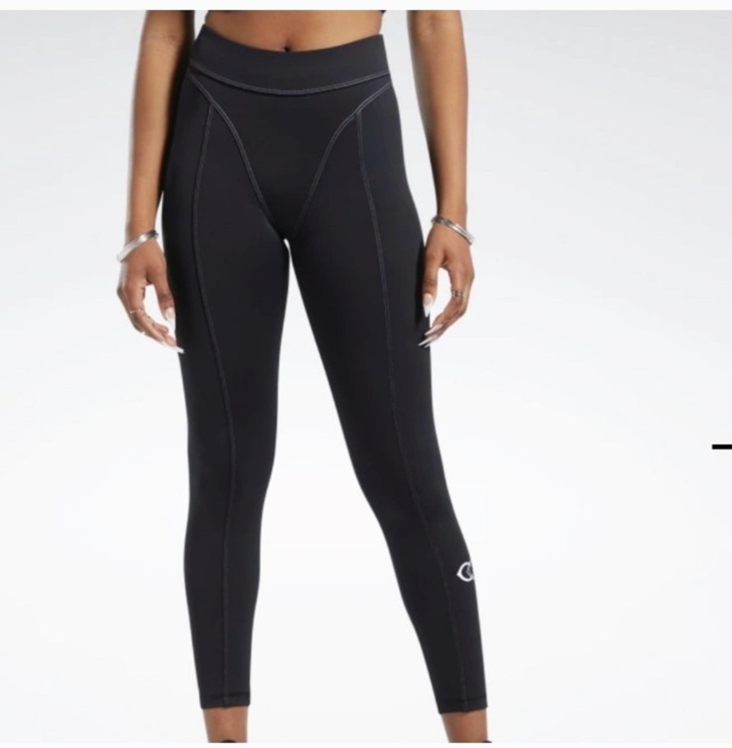 Reebok x Cardi B Women's Black Athletic Leggings Size 1X NWT