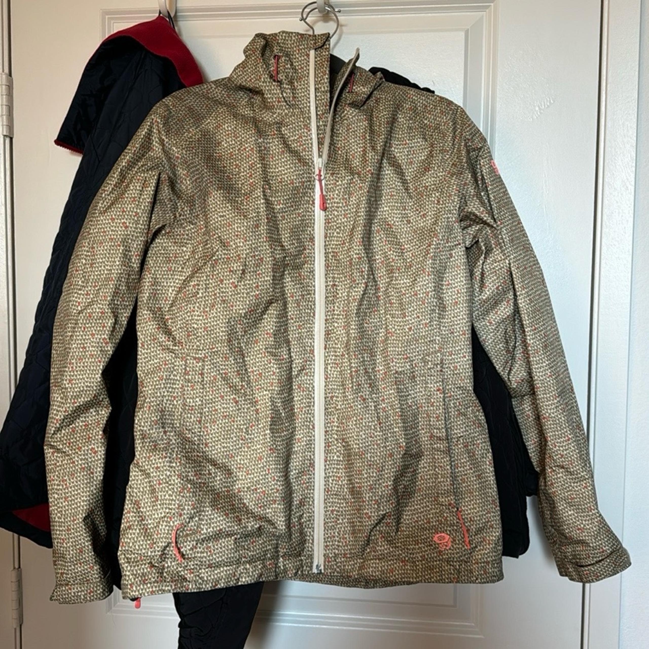 Mountain Hardware Geometric Pattern Rain Jacket