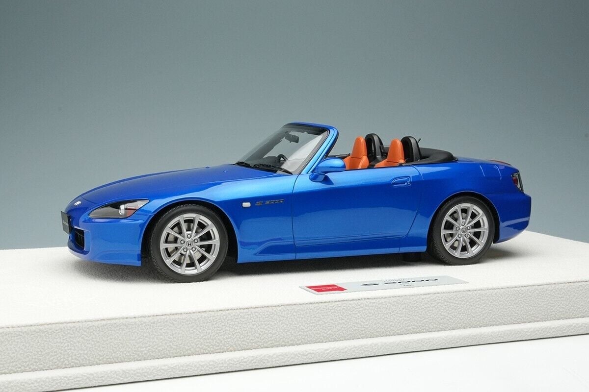 Make Up EIDOLON 1/18 Honda S2000 (AP2) 2005 Bermuda Blue Pearl EML118A