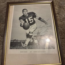 Signed Bart Starr photo