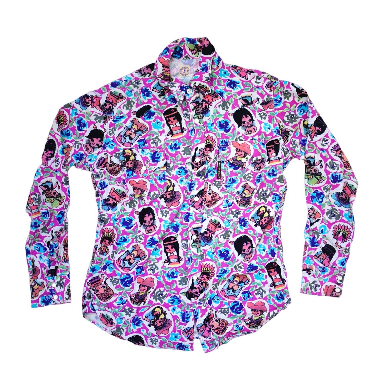 Hollywood Ranch Market H.R.Market Long Sleeve Shirt Womens 1