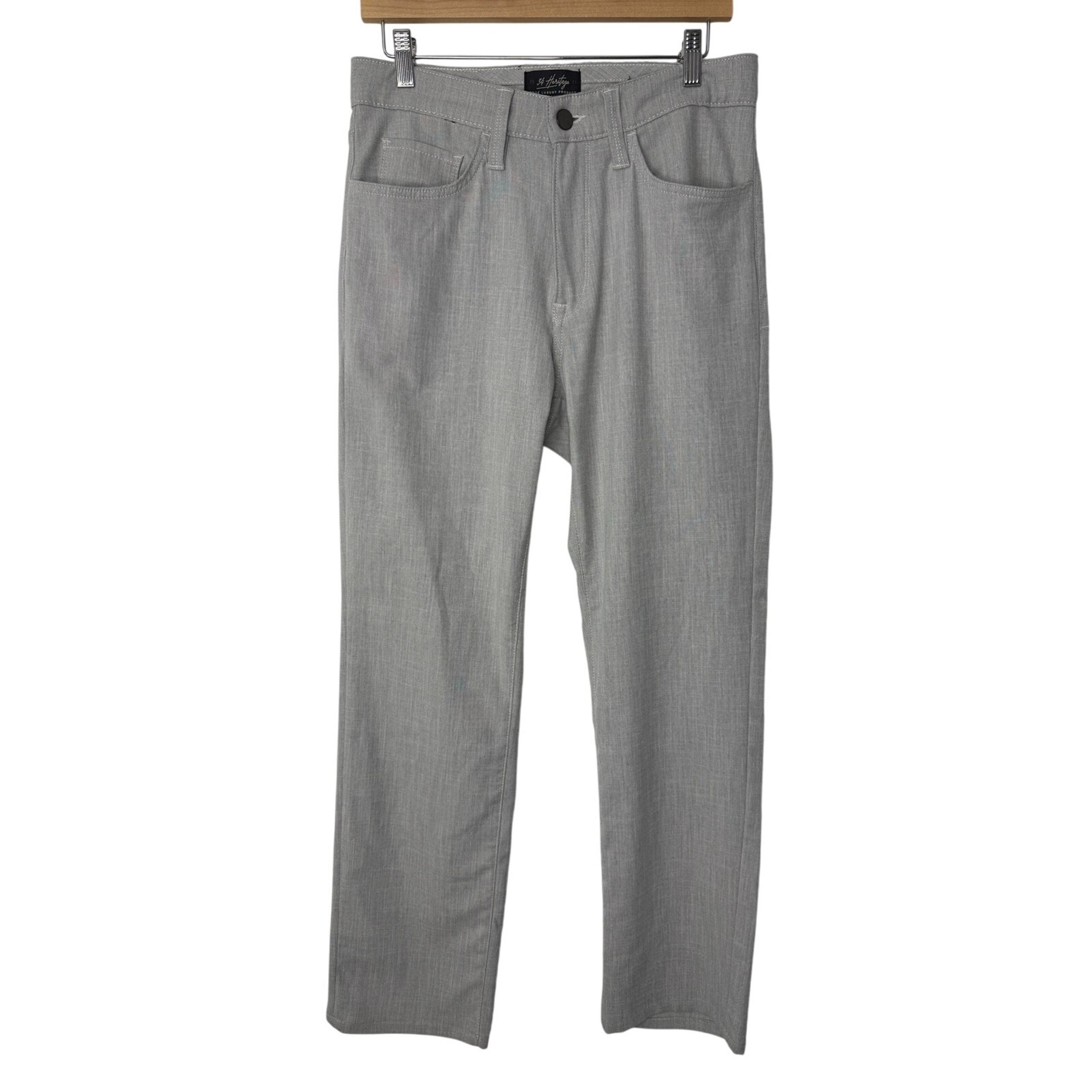 34 Heritage Charisma Pants Men 32x32 Light Gray Chino Comfort Rise Classic