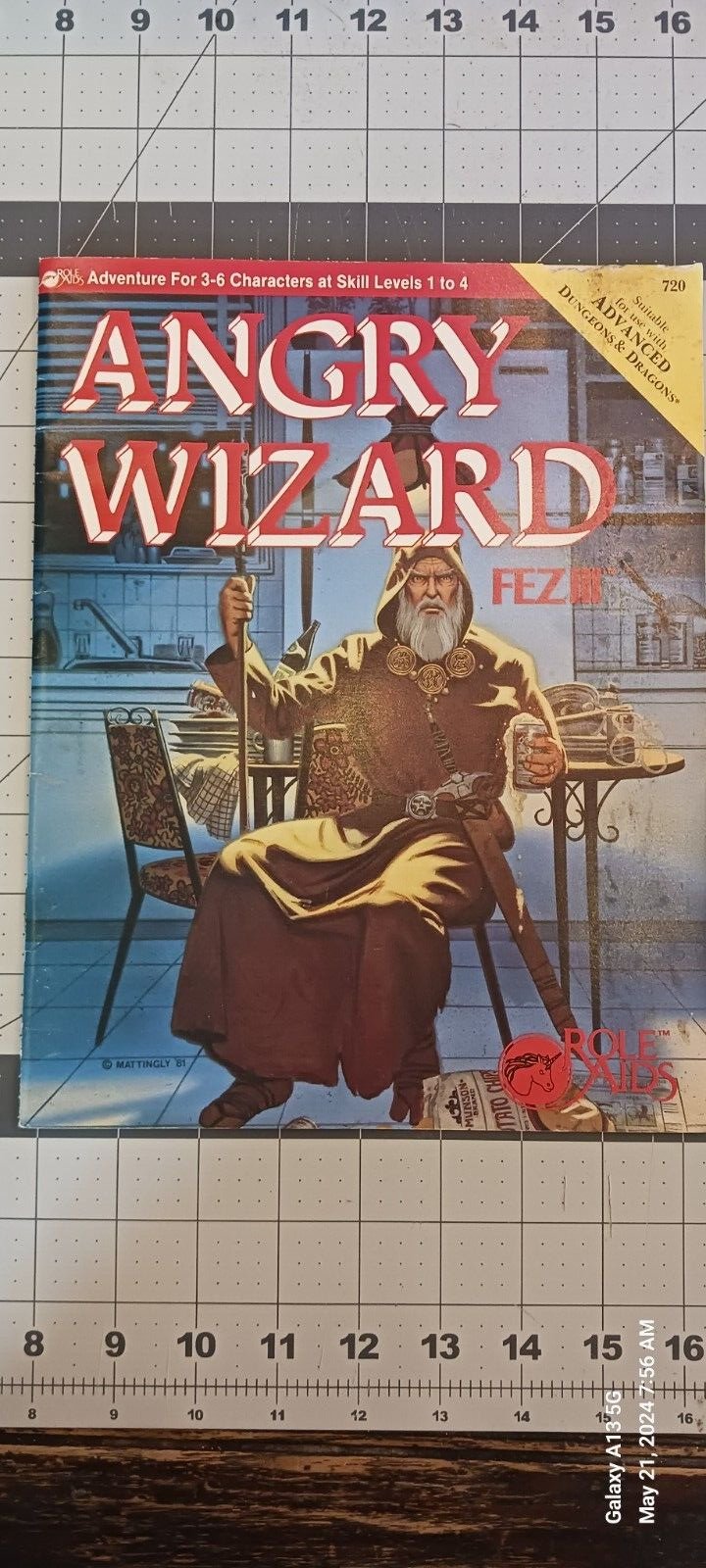 Role Aids : Fex III Angry Wizard for Advanced Dungeons and Dragons #745