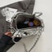 Silver Sequins Shoulder Tote Bag