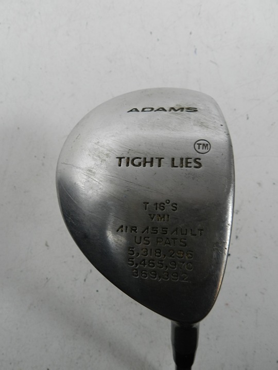 Adams TIGHT LIES 16° Fairway Wood Steel Shaft Stiff Flex Men's Golf Club, RH