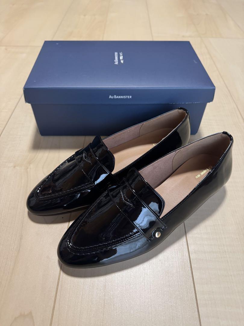 くらしを楽しむアイテム Au ♡ new Brand BANNISTER Loafers - 38 BLACK Enamel 靴