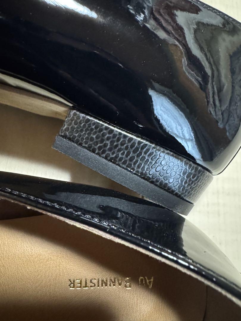 Brand new ♡ Au BANNISTER Enamel BLACK 38 - Loafers