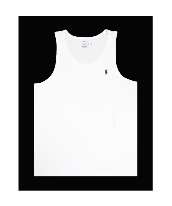 NWT Polo Ralph Lauren Men’s White Jersey Tank Top Tee Size M Cotton MSRP 49.50