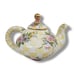 MacKenzie Childs Teapot with Lid Honeymoon Lemon Curd Floral Pink Yellow White