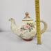 MacKenzie Childs Teapot with Lid Honeymoon Lemon Curd Floral Pink Yellow White