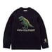 【HOMME】Powder Dinosaur Jacquard Pullover & Long Pants Set