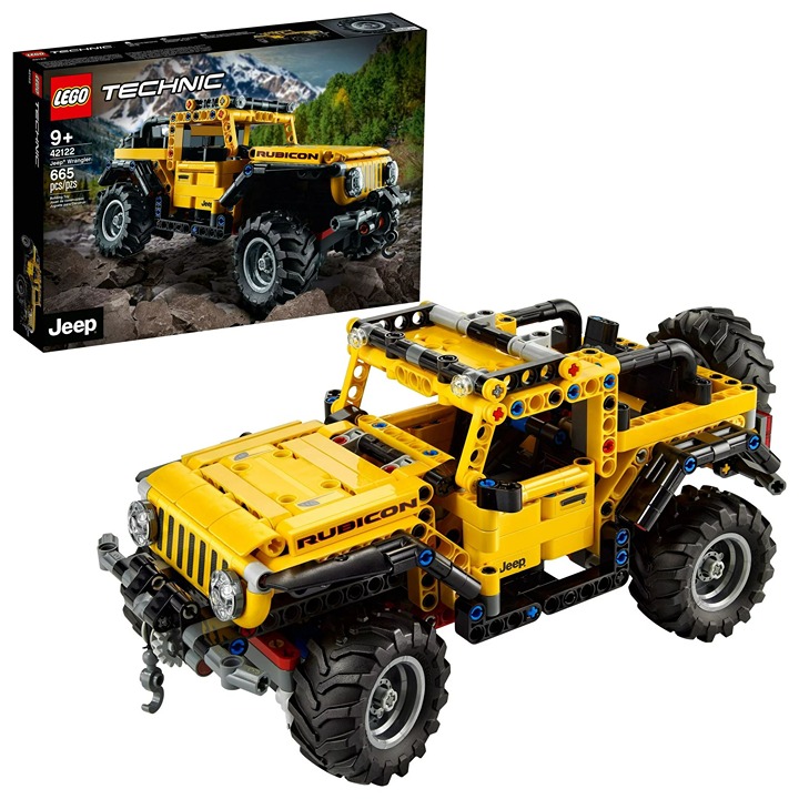 LEGO Technic Jeep Wrangler 4x4 Toy Car Model Building Kit