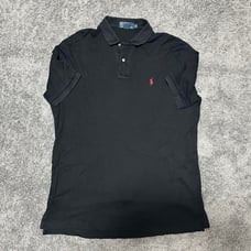 Polo collared short-sleeved T-shirt