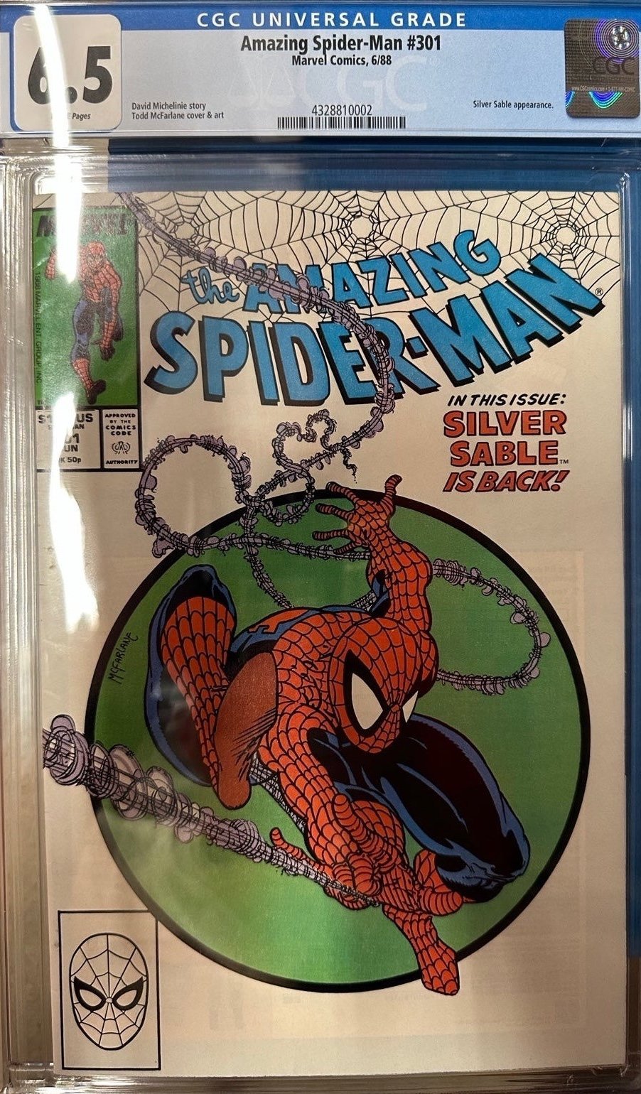 Amazing Spider-Man 301 CGC 6.5