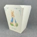 Vintage Beatrix Potter Peter Rabbit Wood Waste Basket Wastebasket