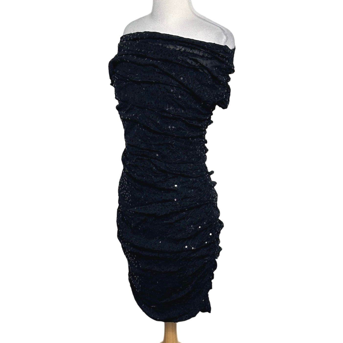 Colleen Lopez Collection 12 black “Its in the Stars” sparkling sequined dress