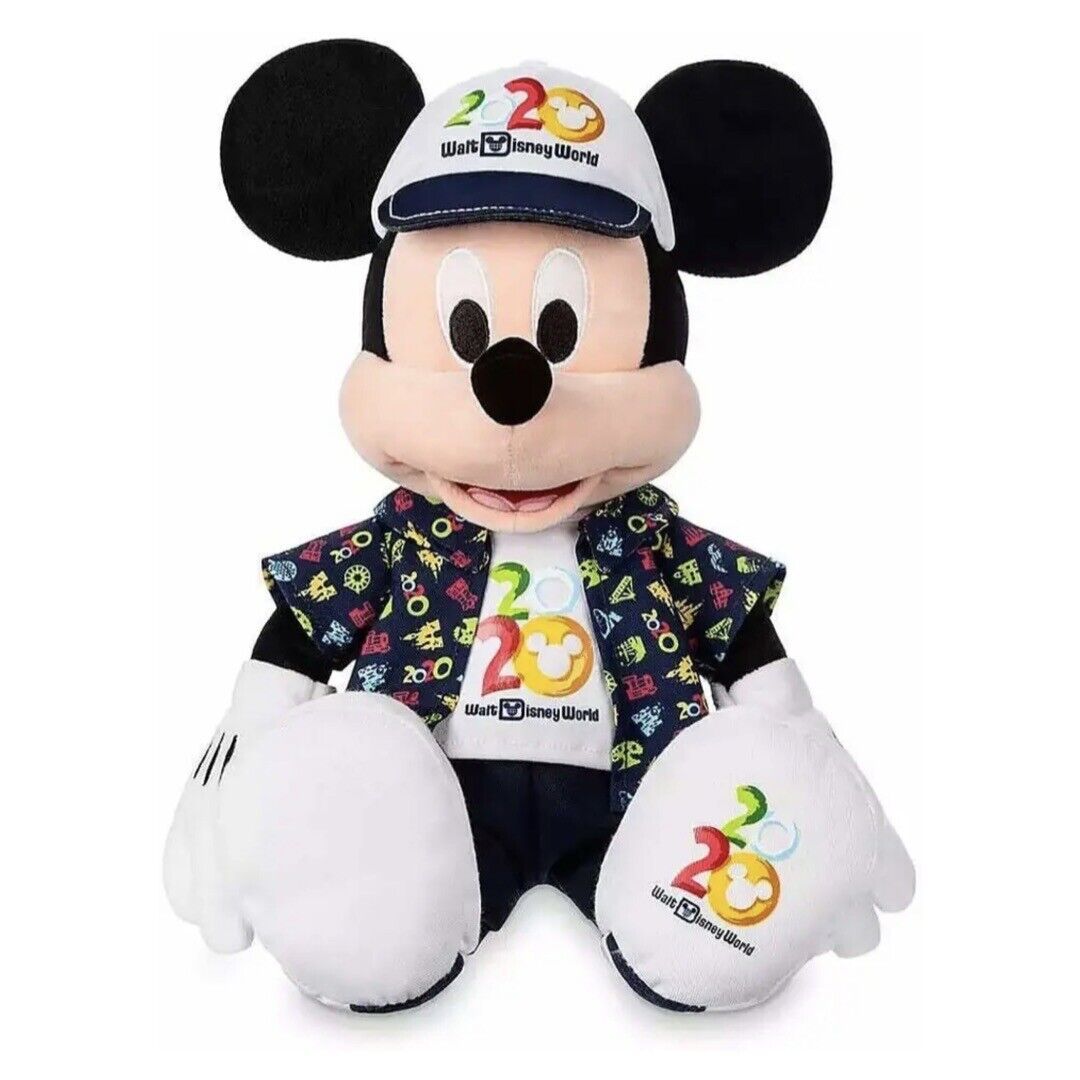 NWT Disney Parks Mickey Mouse Plush Disney World 2020, Medium 16'' Magic Kingdom