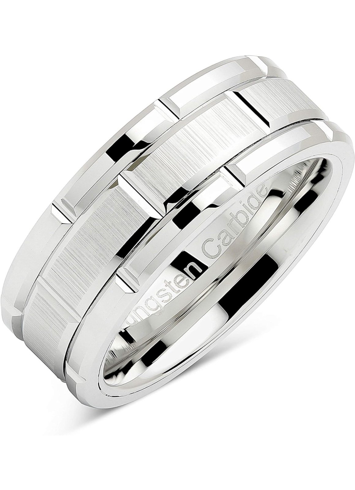Men’s Tungsten Carbide Ring 7.5