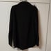 quacker factory womens black orange leaves sparkle button up sweater sz S