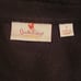 quacker factory womens black orange leaves sparkle button up sweater sz S