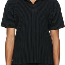 Issey miyake style polo black