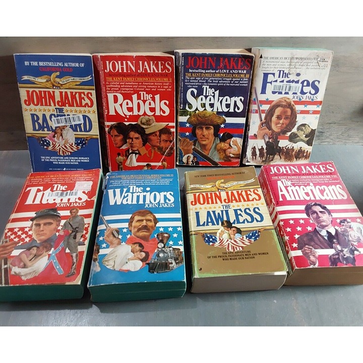 The American Bicentennial Series Kent Family Chronicles John Jakes PB Vol 1-8