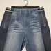 Evisu Jogger Jean Women's Pants Colorblock Two Tone Large Pocket Logo Y2K Sz S
