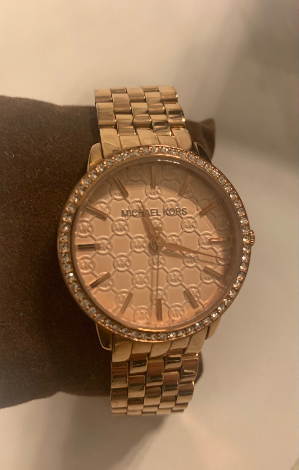 michael kors watch real diamonds