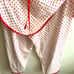 Vintage heart coquette two piece pajama set *NO TAGS* not sure what size