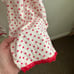 Vintage heart coquette two piece pajama set *NO TAGS* not sure what size