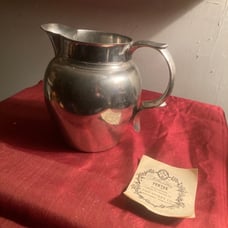 Steiff pewter Williamsburg reproduction pitcher