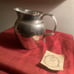 Steiff pewter Williamsburg reproduction pitcher