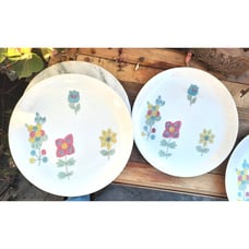 Vintage Arlen Fine China Seyei Japan Comet 1576 Abstract Floral Porcelain Plate