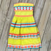 Anthropologie Leifsdottir Ribboned Quilotoa Dress Boho Mini Size 0. NEW.