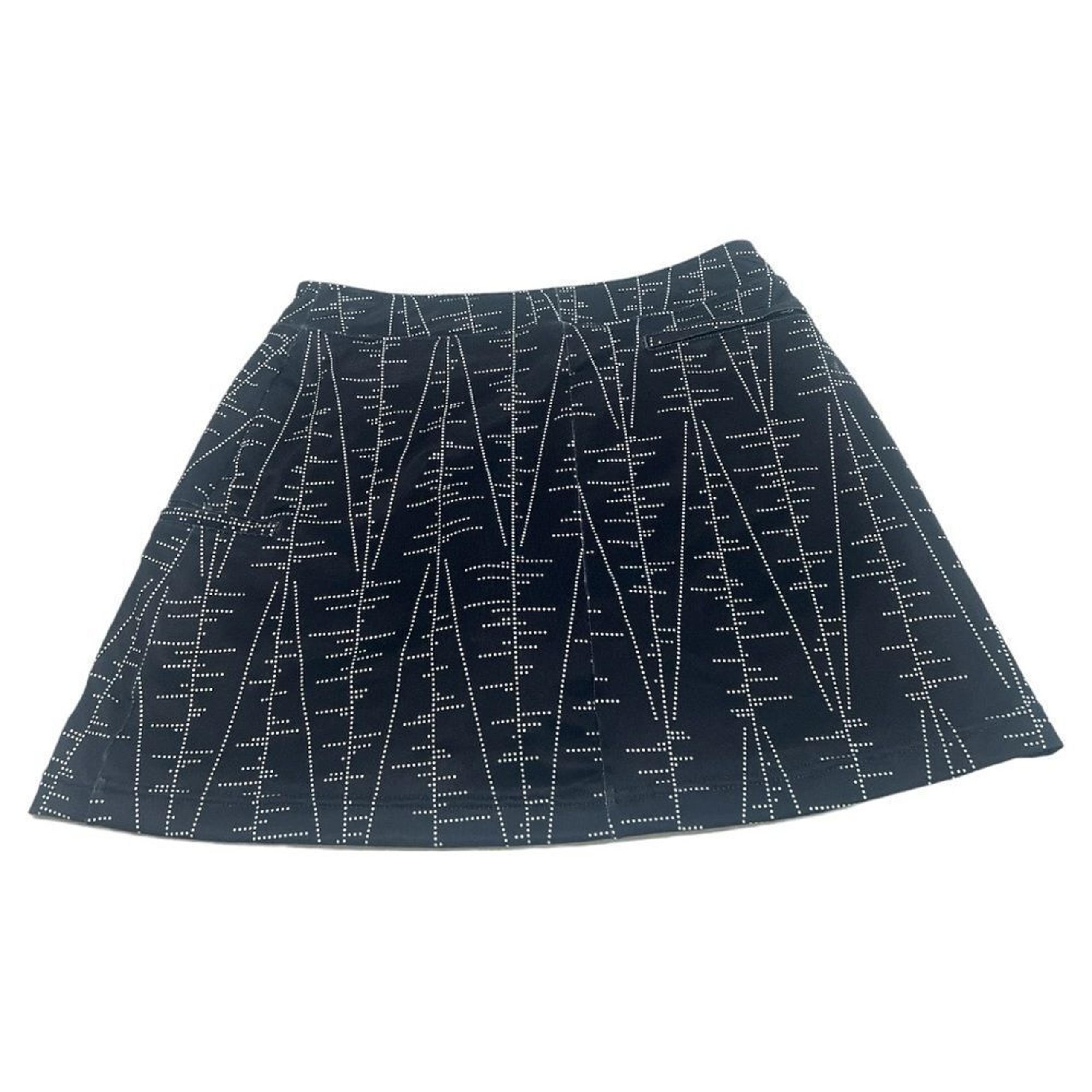 golf skort skirt women's size small black white - Slazenger