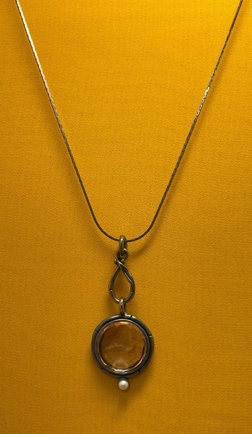 Vintage Extasia Cameo Necklace