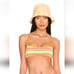 L*Space Pamela Bikini Top in Under the Sun Size XS NWT Racerback Striped