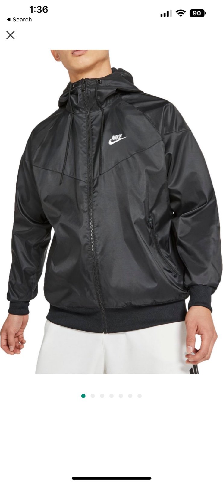 Nike mens windbreaker