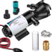 Macerator Pump for RV, 12V Motor Quick Release RV Waste Waste Chopper Pump