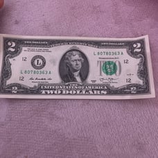 two dollar bill