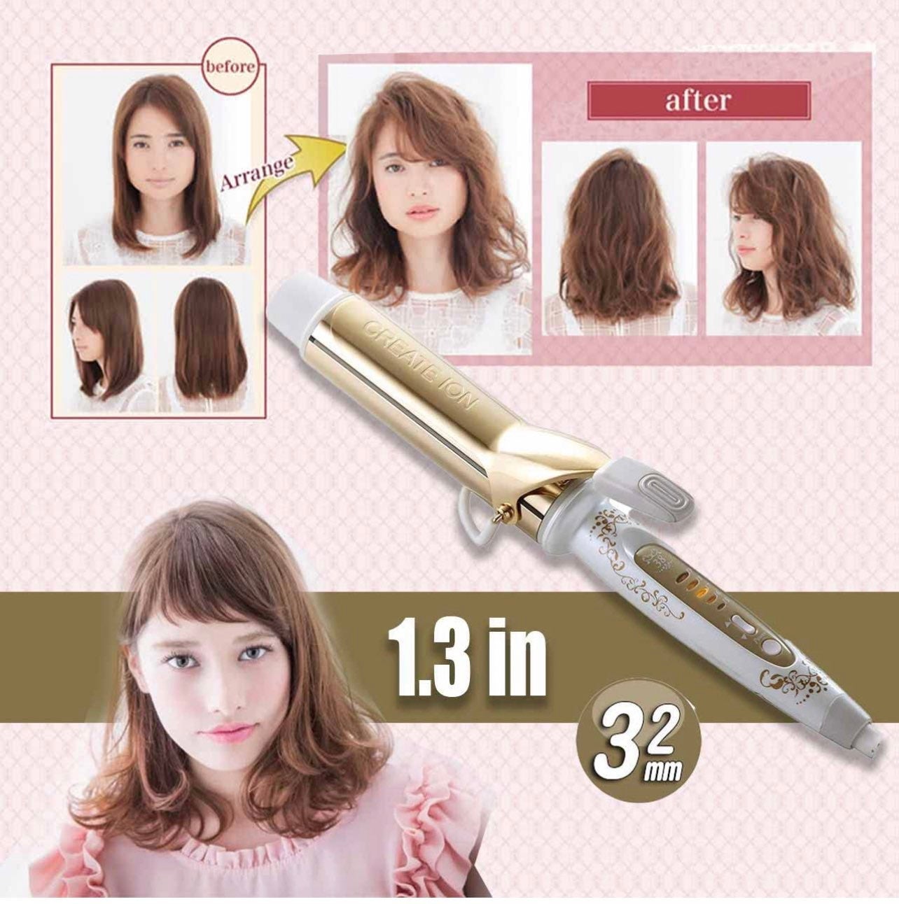 Hair Curling Irons with Dual Voltage