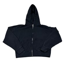 YoungLA Full Zip Crop Hoodie Women's Medium Minimalist Loungewear