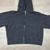 YoungLA Full Zip Crop Hoodie Women's Medium Minimalist Loungewear